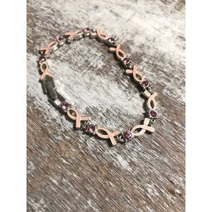 🛍{3/$10} Breast cancer awareness bracelet